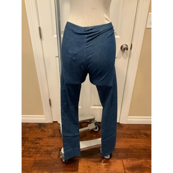 Junya Watanabe Comme Des Garcons Navy Blue Denim Leggings, Size S NWT! $435 - Picture 9 of 10